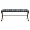 Benches Uttermost Braddock Striped Bench