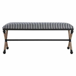 Benches Uttermost Braddock Striped Bench