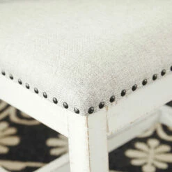 Signature Design By Ashley® Valebeck - Beige/white - Dining Uph Side Chair (2/cn)