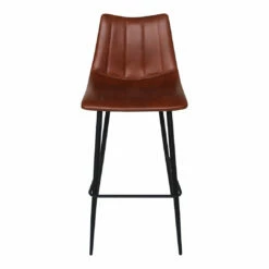 Moe's Home Collection Stools Alibi Barstool Brown-m2