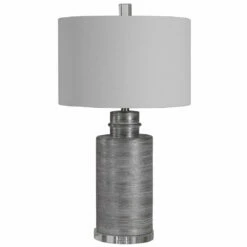 Accessories Uttermost Anitra Metallic Silver Table Lamp