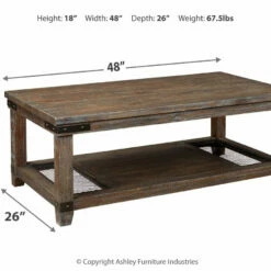 Budget 💯 Ashley Furniture Tables Danell - Brown - Rectangular Cocktail Table 🛒 14 Ashley Furniture Tables Danell - Brown - Rectangular Cocktail Table
