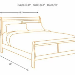 Hot Sale 🥰 Signature Design By Ashley® Beds Alisdair - Dark Brown - Queen Sleigh Bed 😍 10 Signature Design By Ashley® Beds Alisdair - Dark Brown - Queen Sleigh Bed