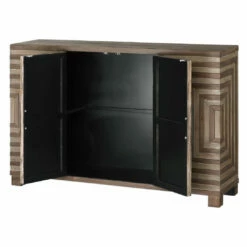 Uttermost Layton Geometric Console Cabinet Cabinets