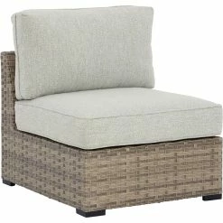 Ashley Furniture Chairs Calworth - Beige - Armless Chair W/cushion (2/cn)