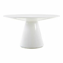 Moe's Home Collection Otago Dining Table 54in Round White Tables