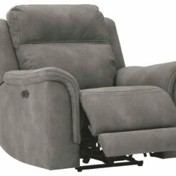 Ashley Furniture Next-gen Durapella - Slate - Pwr Recliner/adj Headrest Chairs