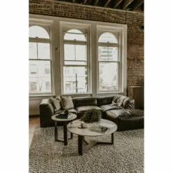 Moe's Home Collection Jinxx Side Table Charcoal Grey Tables