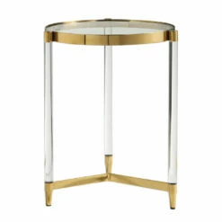 Uttermost Kellen Glass Accent Table Tables