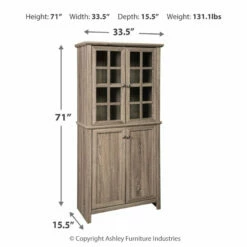Ashley Furniture Drewmore - Gray - Accent Cabinet
