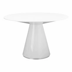 Moe's Home Collection Tables Otago Dining Table Round White