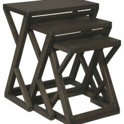 Ashley Furniture Cairnburg - Brown - Accent Table Set (3/cn) Tables