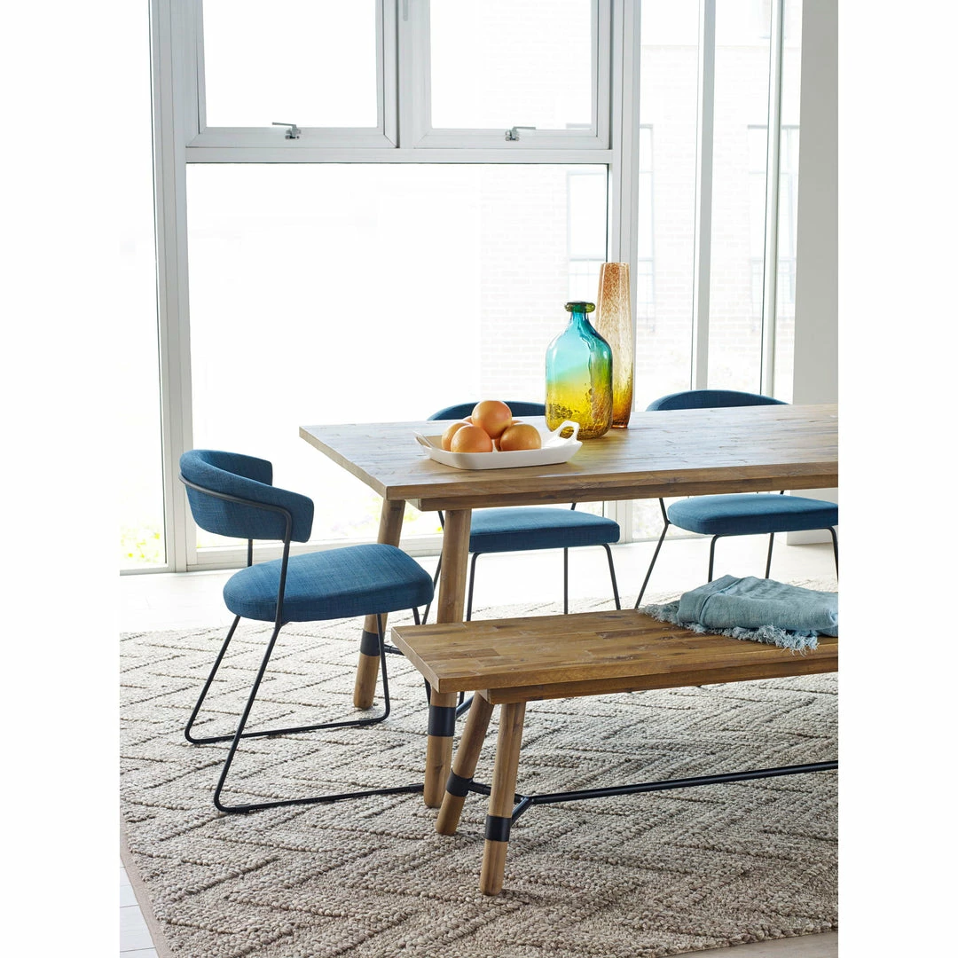 Outlet 🔥 Moe's Home Collection Adria Dining Chair Blue-m2 👏 7 Moe's Home Collection Adria Dining Chair Blue-m2