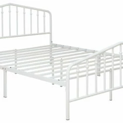 Ashley Furniture Trentlore - White - Queen Metal Hdbd/ftbd/rails