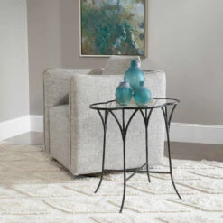 Uttermost Adhira Glass Accent Table Tables