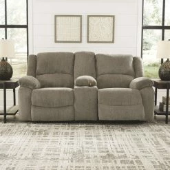 Signature Design By Ashley® Reclining Furniture Draycoll - Reclining Sofa, Double Reclining Loveseat With Console