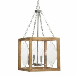 Uttermost Perspex 4 Light Lantern Pendant