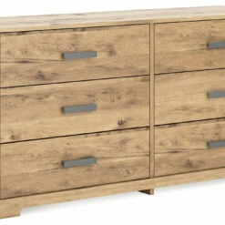 Signature Design By Ashley® Dressers Larstin - Brown - Six Drawer Dresser