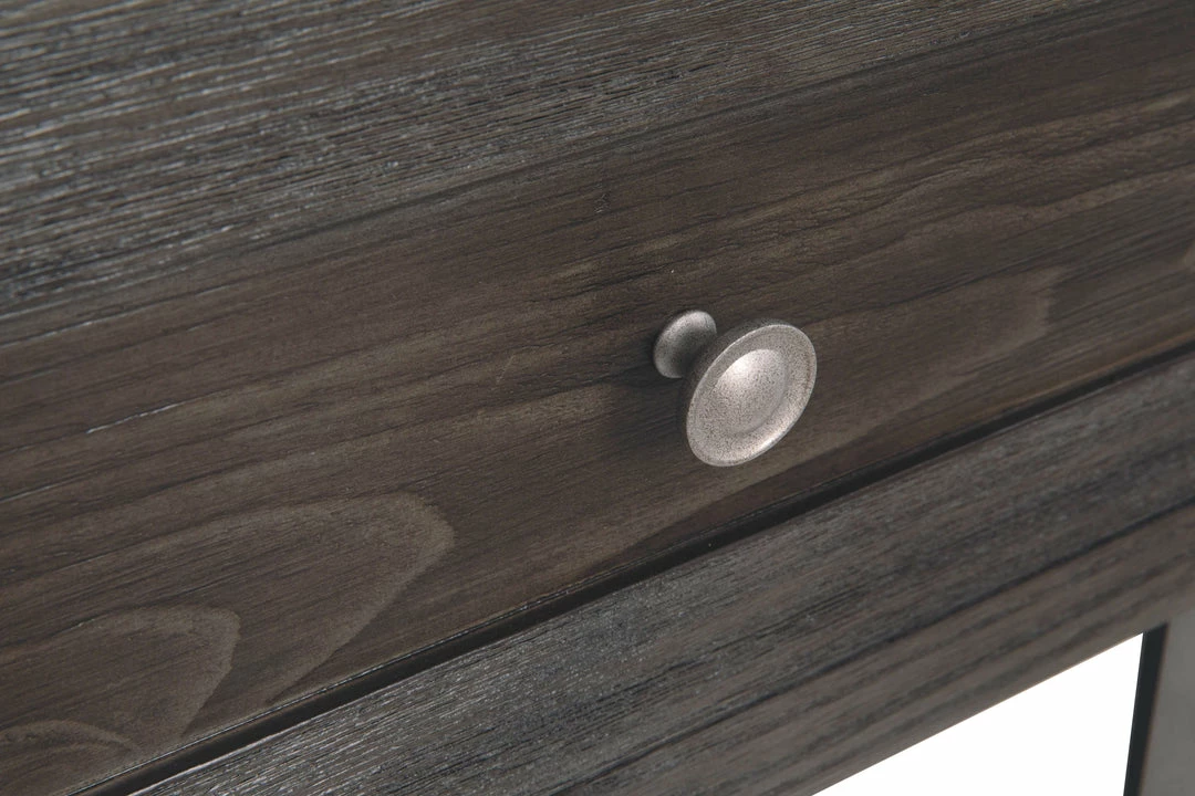 Promo 💯 Ashley Furniture Tables Todoe - Gray Dark - Rectangular End Table 🔔 9 Ashley Furniture Tables Todoe - Gray Dark - Rectangular End Table