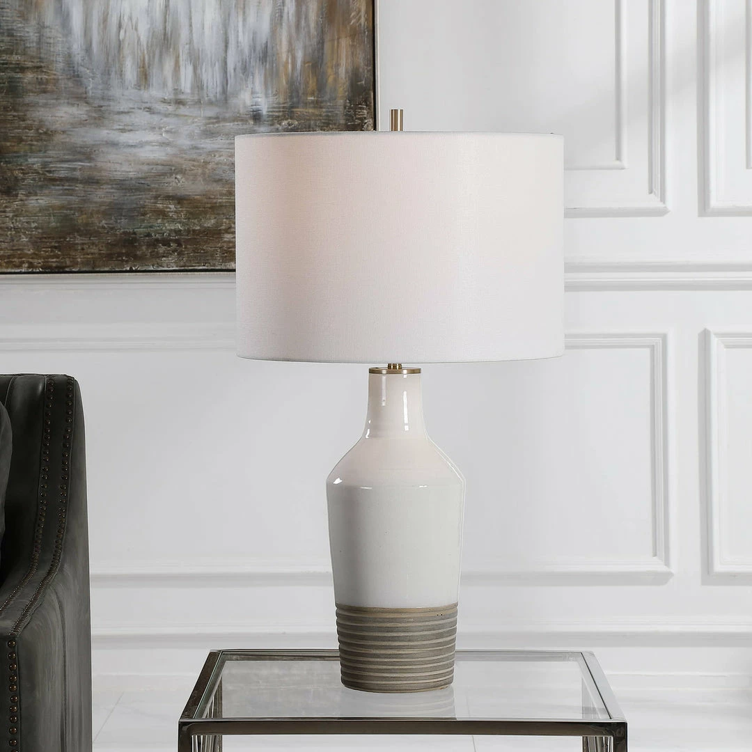 Discount ๐ Uttermost Dakota White Crackle Table Lamp ๐คฉ 6 Uttermost Dakota White Crackle Table Lamp