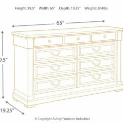 Best Pirce ⌛ Ashley Furniture Bolanburg - 👗 Dresser, Mirror 😍 28 Ashley Furniture Bolanburg - Dresser, Mirror