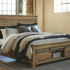 Signature Design By Ashley® Sommerford - Brown - California King Storage Bed