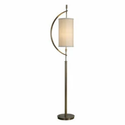 Accessories Uttermost Balaour Antique Brass Floor Lamp