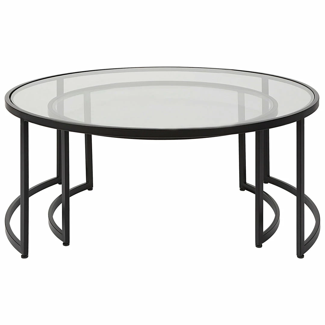 Coupon ๐ Uttermost Rhea Black Nesting Coffee Tables S/2 ๐ 8 Uttermost Rhea Black Nesting Coffee Tables S/2