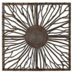 Uttermost Josiah Square Wooden Wall Art
