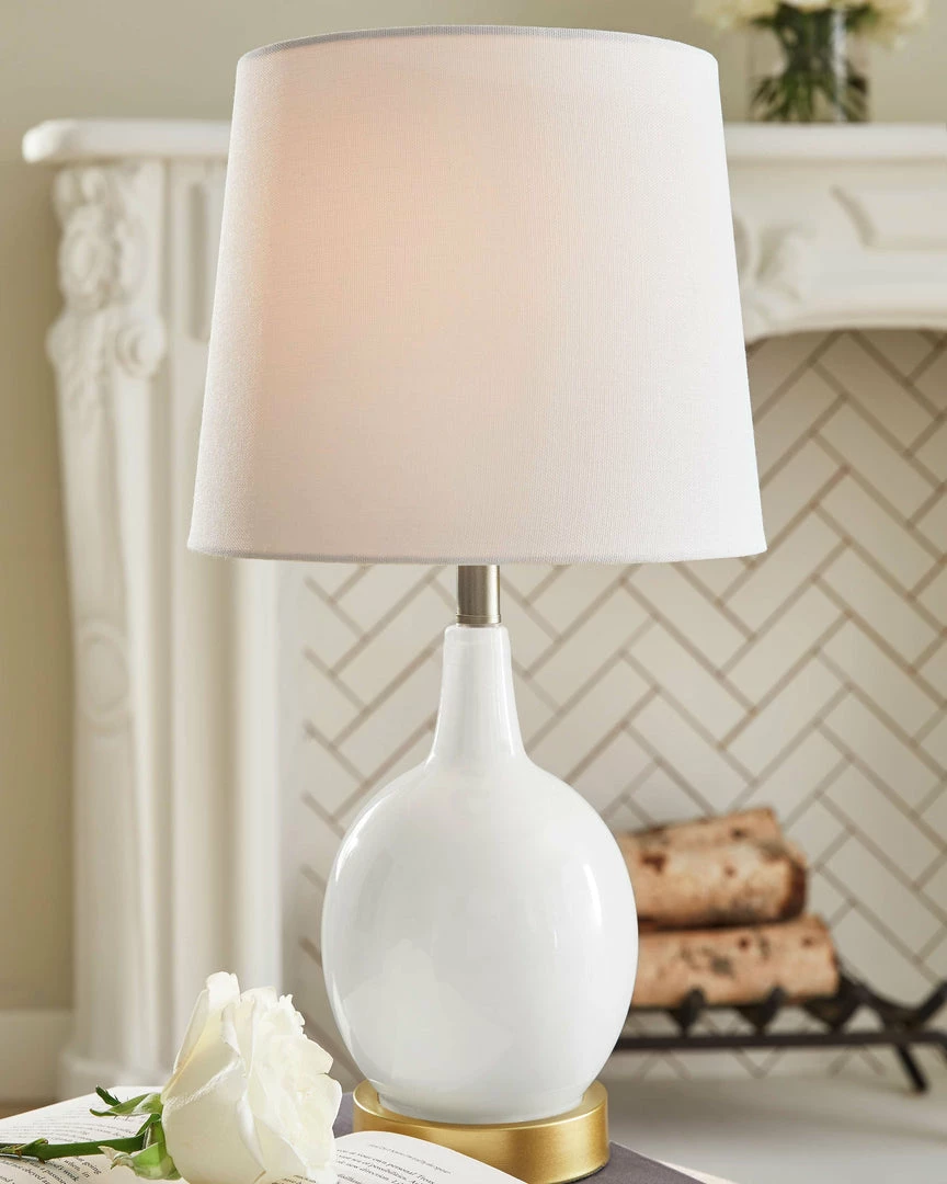 Wholesale ๐ฅฐ Ashley Furniture Arlomore - White - Glass Table Lamp (1/cn) Accessories ๐ 4 Ashley Furniture Arlomore - White - Glass Table Lamp (1/cn) Accessories