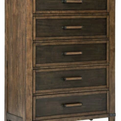 Ashley Furniture Wyattfield - Brown / Beige - Five Drawer Chest