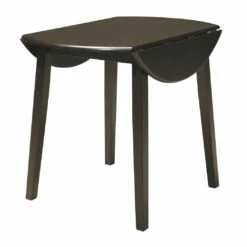 Ashley Furniture Hammis - Dark Brown - Round Drm Drop Leaf Table Tables