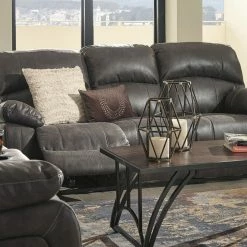 Signature Design By Ashley® Dunwell - Power Reclining Sofa With Adjustable Headrest, Power Reclining Loveseat With CON/Adjustable HDRST Reclining Furniture