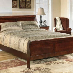 Signature Design By Ashley® Alisdair - Dark Brown - California King Sleigh Bed