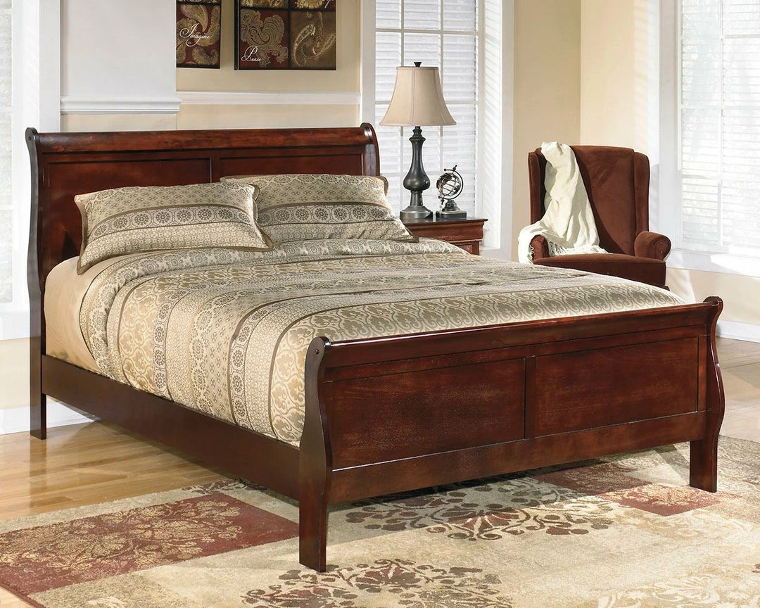 Hot Sale 🥰 Signature Design By Ashley® Beds Alisdair - Dark Brown - Queen Sleigh Bed 😍 3 Signature Design By Ashley® Beds Alisdair - Dark Brown - Queen Sleigh Bed