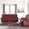 Signature Design By Ashley® Vacherie - Reclining Sofa, Double Reclining Loveseat With Console
