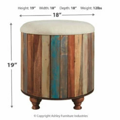 Best Pirce 🔥 Ashley Furniture Oristano - Brown - Storage Ottoman ❤️ 9 Ashley Furniture Oristano - Brown - Storage Ottoman