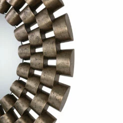 Accessories Uttermost Taurion Silver Leaf Round Mirror