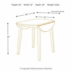 Best reviews of 🥰 Ashley Furniture Hammis - Dark Brown - Round Drm Drop Leaf Table Tables 🤩 9 Ashley Furniture Hammis - Dark Brown - Round Drm Drop Leaf Table Tables
