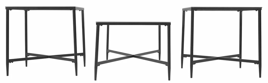 Brand new ๐ Ashley Furniture Augeron - Black - Occasional Table Set (3/cn) Tables โญ 7 Ashley Furniture Augeron - Black - Occasional Table Set (3/cn) Tables