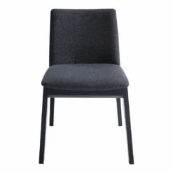Moe's Home Collection Deco Ash Dining Chair Charcoal-m2 Chairs