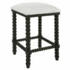 New 🤩 Uttermost Pryce Black Backless Counter Stool Stools 😍 1 Uttermost Pryce Black Backless Counter Stool Stools