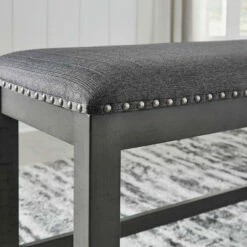 Ashley Furniture Myshanna - Dark Gray - Double Uph Bench (1/cn)