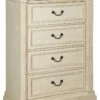 Ashley Furniture Chests Bolanburg - Antique White / Brown - Five Drawer Chest
