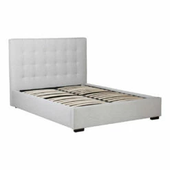 Moe's Home Collection Belle Storage Bed Queen Sand Beds