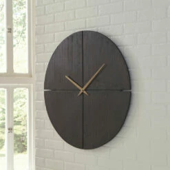 Ashley Furniture Pabla - Black - Wall Clock