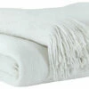 Flash Sale ⭐ Ashley Furniture Rozelle - White - Throw (3/cs) Accessories 🎉 2 Ashley Furniture Rozelle - White - Throw (3/cs) Accessories
