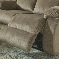 Signature Design By Ashley® Burkner - Mocha - Reclining Power Sofa, Reclining Power Loveseat, Power Rocker Recliner Reclining Furniture