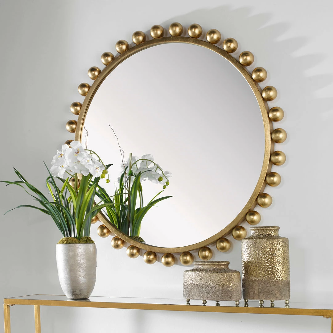 Best reviews of ๐ Uttermost Cyra Gold Round Mirror ๐คฉ 6 Uttermost Cyra Gold Round Mirror