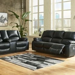 New 🤩 Signature Design By Ashley® Calderwell - Reclining Power Sofa, Double Reclining Power Loveseat With Console 🔥 11 Signature Design By Ashley® Calderwell - Reclining Power Sofa, Double Reclining Power Loveseat With Console